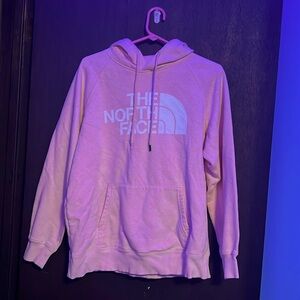 North Face Hoodie in Pink Coral L
